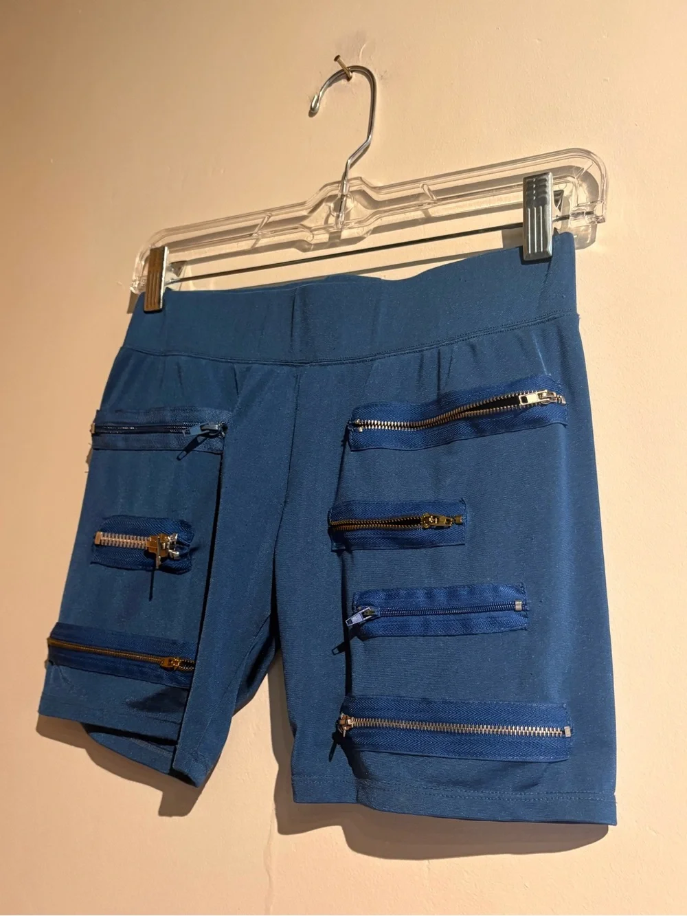 Punk style zipper pants
